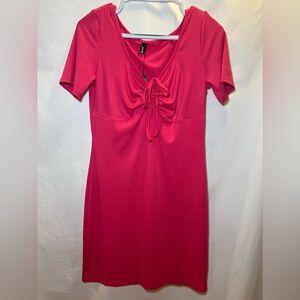NWT Hot pink Allegra K dress size Large